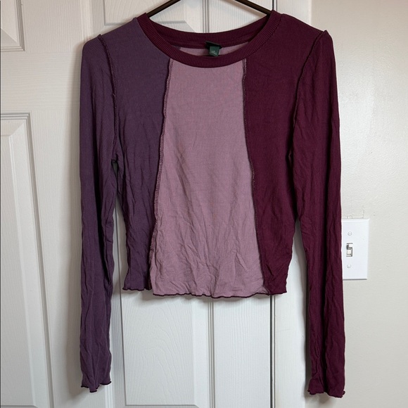 wild fable Tops - Wild Fable Purple Colorblock Long Sleeve